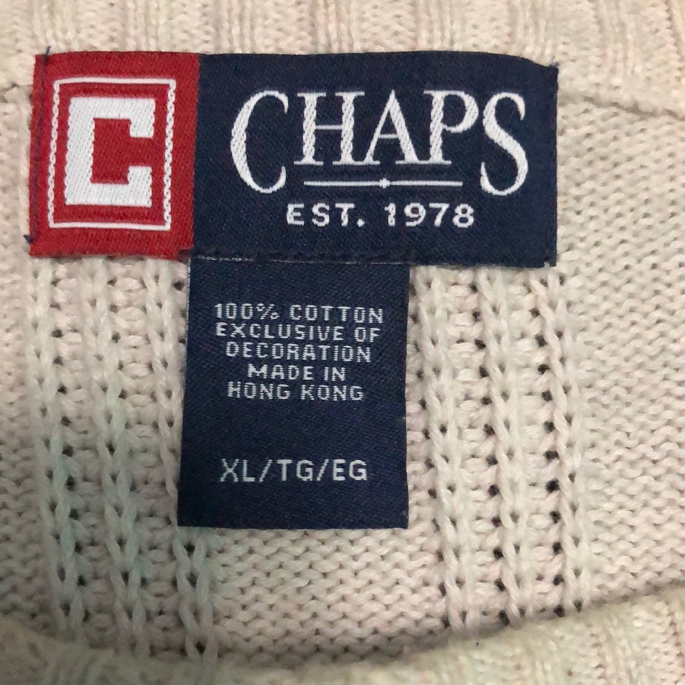 White Ribbed Sweater - Picture 4 of 4